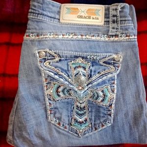 Grace LA women's denim jeans size 33